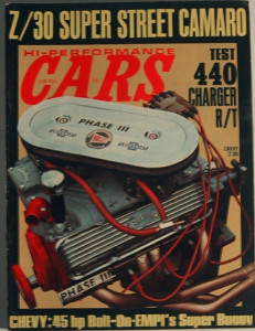 HI PERFORMANCE CARS 1970 FEB - Z/30 CAMARO, KING CUDA,'28 FORD P/U,AMC, 440 6PK